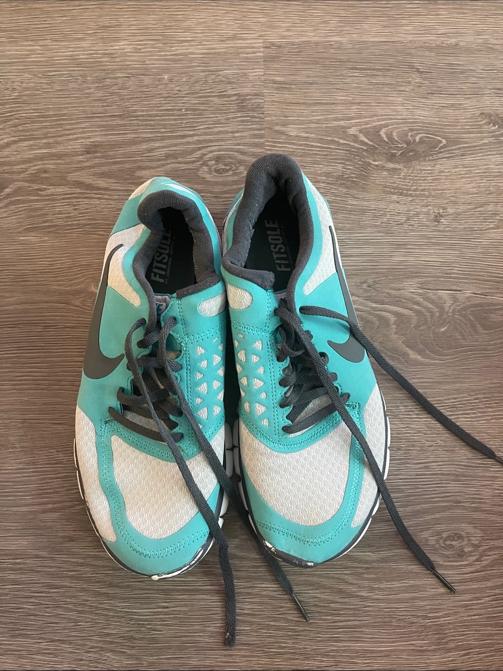 Nike Women’s Teal, White and Black Athletic Shoes